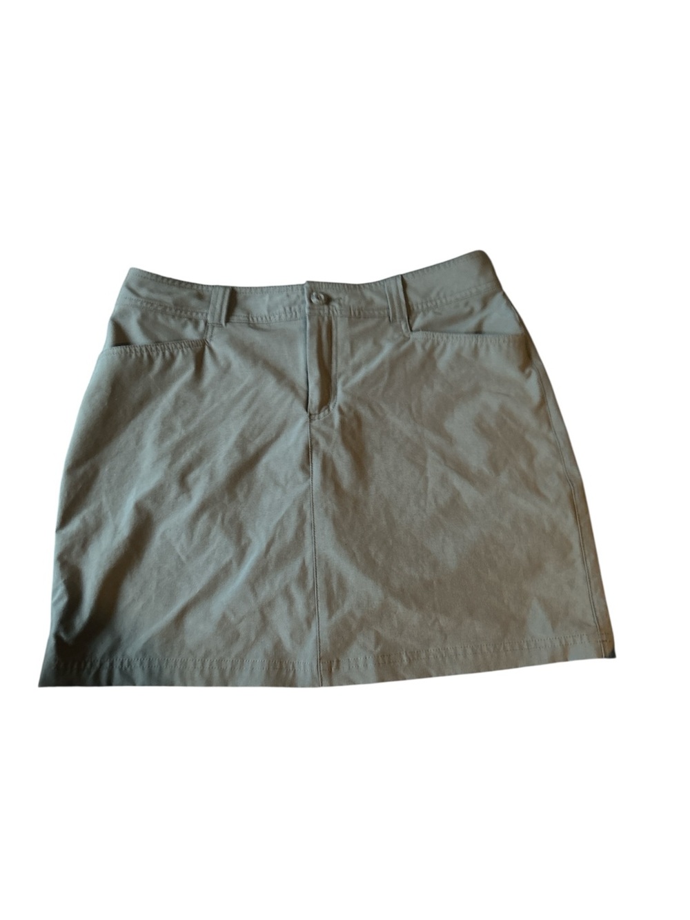 Eddie Bauer Light Gray Mini Skirt